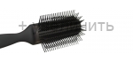 Щётка для волос VeSS Ceramic Brush С-2000, 9 рядов, чёрная матовая