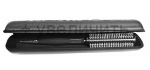 Эксклюзивный брашинг "Kent Salon" с натуральной жесткой щетиной кабана и нейлоновыми щетинками, в кожанной футляре (туба). Диаметр 34 / 36 мм. 14 рядов.
