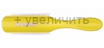 Щётка для волос Denman D3 Honolulu Yellow, жёлтая, 7 рядов