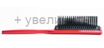 Щётка для волос VeSS Ceramic Brush С-1500, 7 рядов, красная