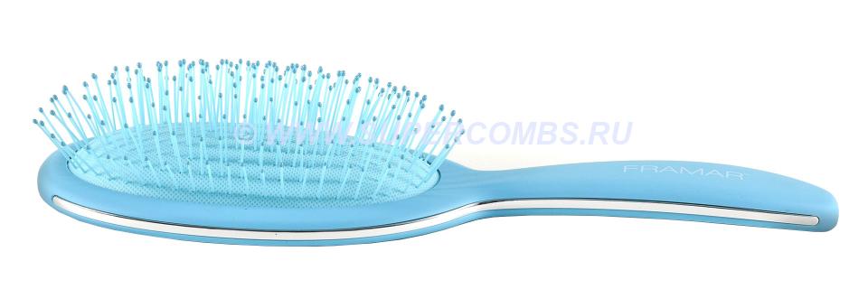 Щётка для распутывания волос FRAMAR Peek-a-Blue Detangle Brush, голубая