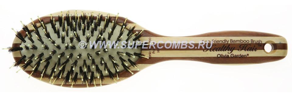 ٸ   Olivia Garden Healthy Hair Ionic Combo Paddle