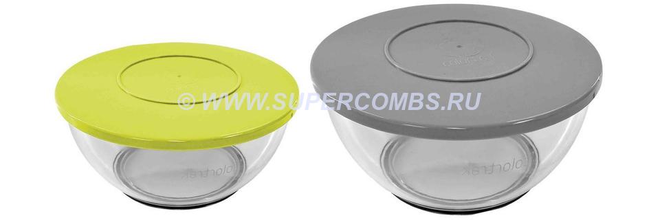 Набор из 4-х чаш для окрашивания с крышками ColorTrak Ambassador Collection Colorstak Storage Bowls
