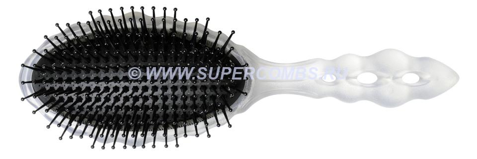 Щётка для быстрой сушки волос Y.S.Park AZ34 AeroZaurus Paddle Brush, прозрачная