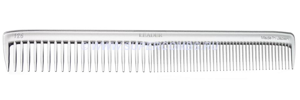  Leader Comb Ultem SP #125 Fine Cutting Comb CRYSTAL CLEAR, 