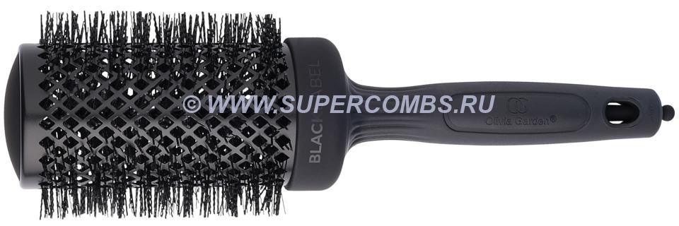 Термобрашинг для укладки волос Olivia Garden Black Label, 54 мм