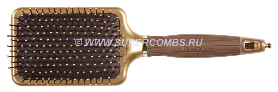 Щётка для волос Olivia Garden NanoThermic Paddle Large