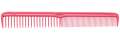 Расчёска Leader Comb Ultem SP #121 Cutting Comb, розовая