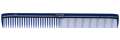 Расчёска Leader Comb Ultem SP #123 Fine Cutting Comb, прозрачная тёмно-синяя