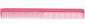 Расчёска Leader Comb Ultem SP #123 Fine Cutting Comb, розовая
