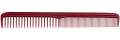Расчёска Leader Comb Ultem SP #121 Cutting Comb, прозрачная красная